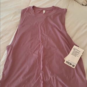 All yours boyfriend tank- pink